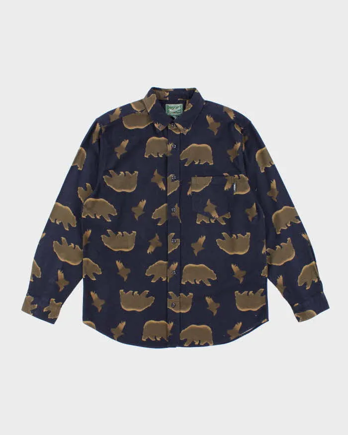 Vintage Woolrich Pattern Flannel Shirt - L sold by Rokit