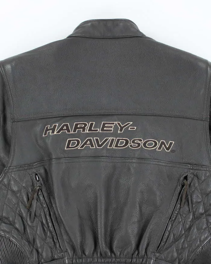 Vintage Harley Davidson Leather Motorcycle Jacket - M sold by Rokit product image thumbnail 5