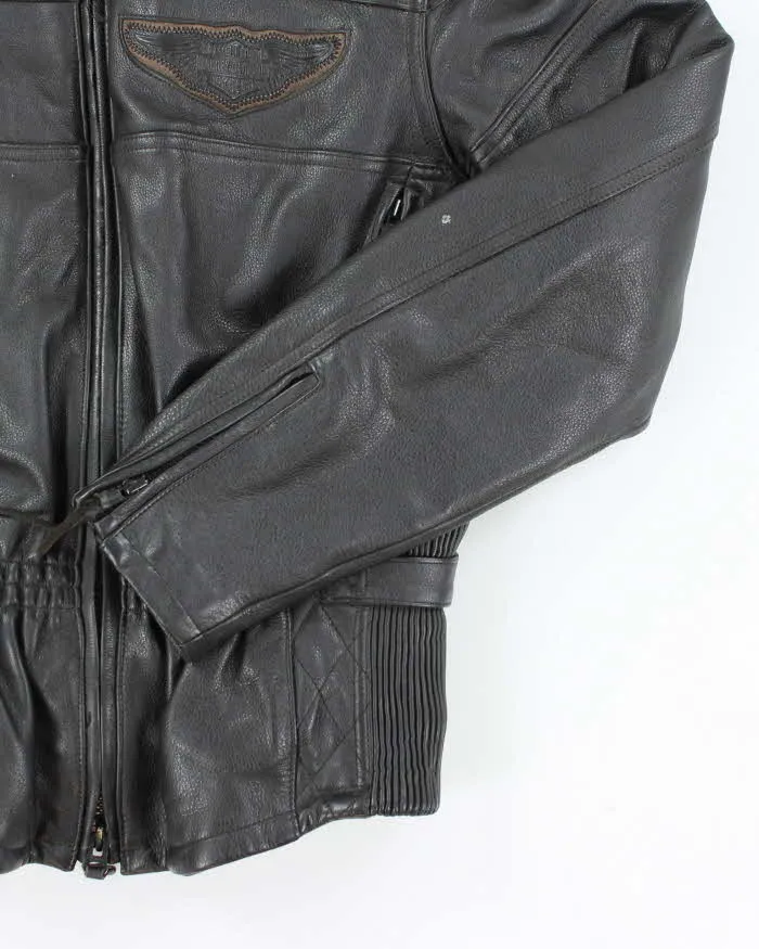 Vintage Harley Davidson Leather Motorcycle Jacket - M sold by Rokit product image thumbnail 4