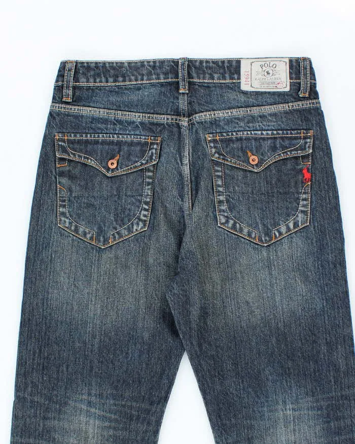 Vintage 00s Polo Ralph Lauren Distressed Jeans - W34 L34 sold by Rokit product image thumbnail 4