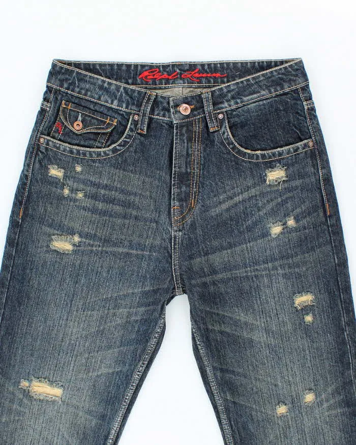 Vintage 00s Polo Ralph Lauren Distressed Jeans - W34 L34 sold by Rokit product image thumbnail 3