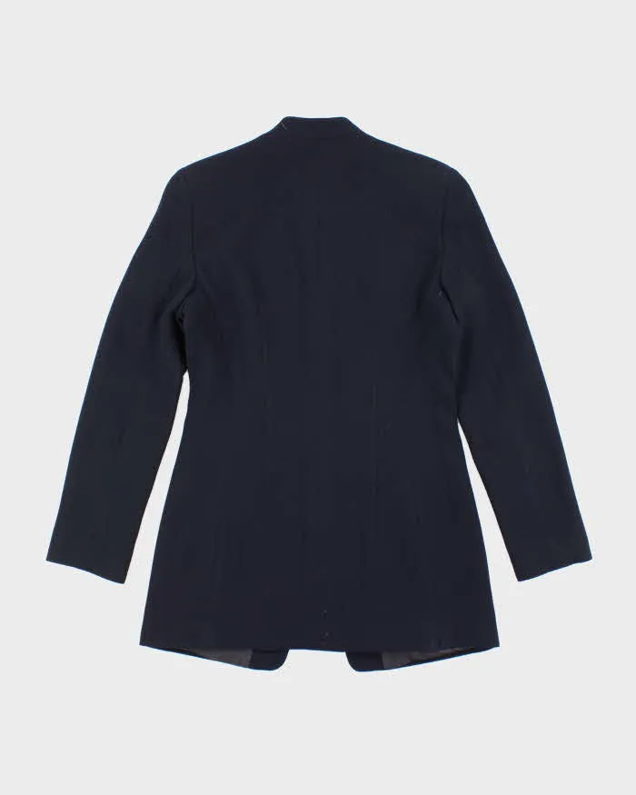 Women's Vintage 1990s Armani Mandarin Collar Black Jacket - S sold by Rokit product image thumbnail 2