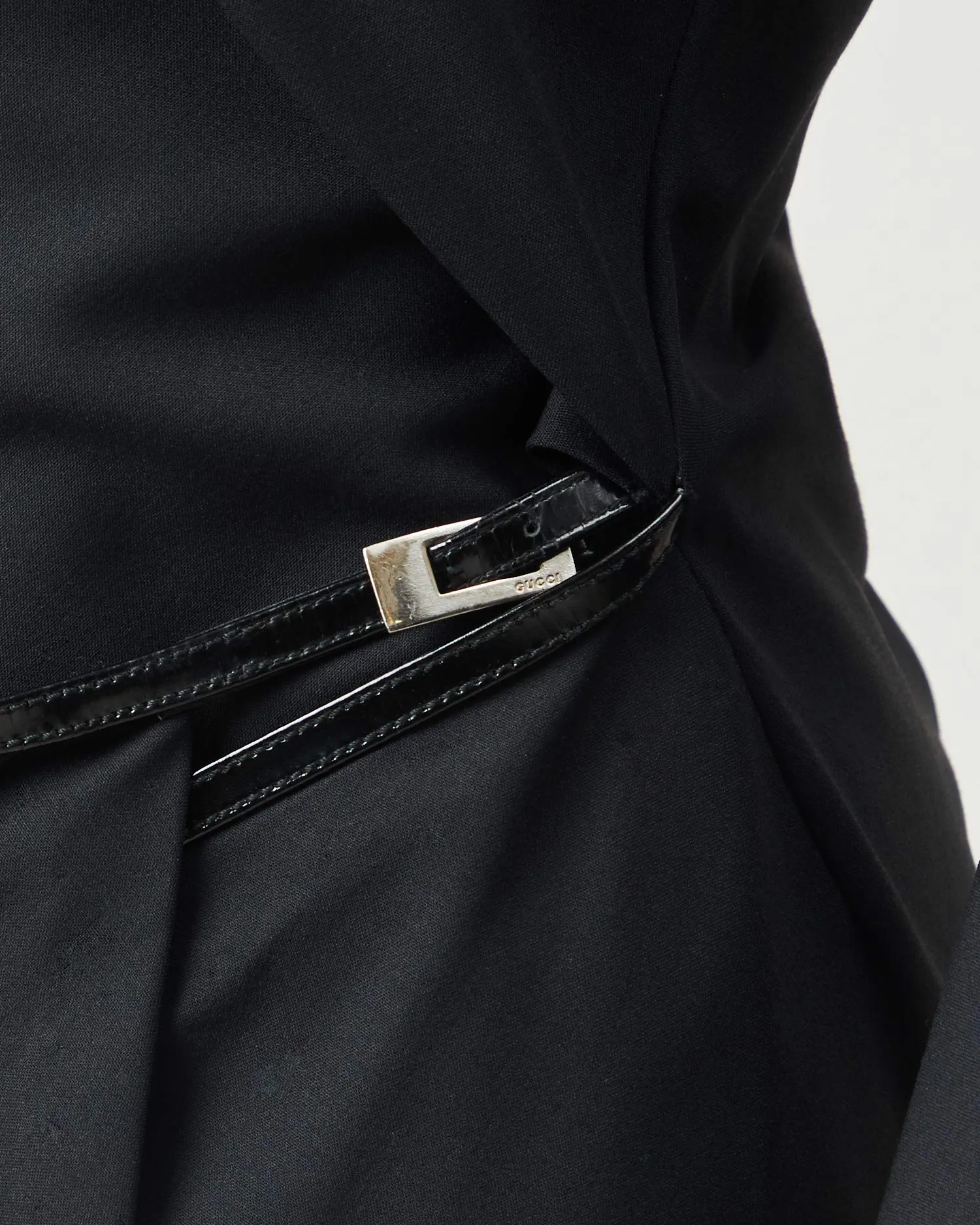 Gucci Black Wrap Style Mini Dress - M sold by Rokit product image thumbnail 3