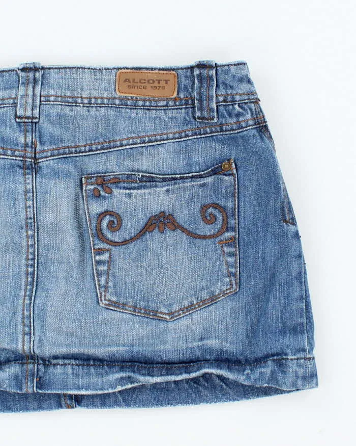 Vintage Y2k 00s Alcott Denim Mini Skirt - S sold by Rokit product image thumbnail 4