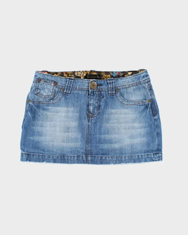 Vintage Y2k 00s Alcott Denim Mini Skirt - S sold by Rokit