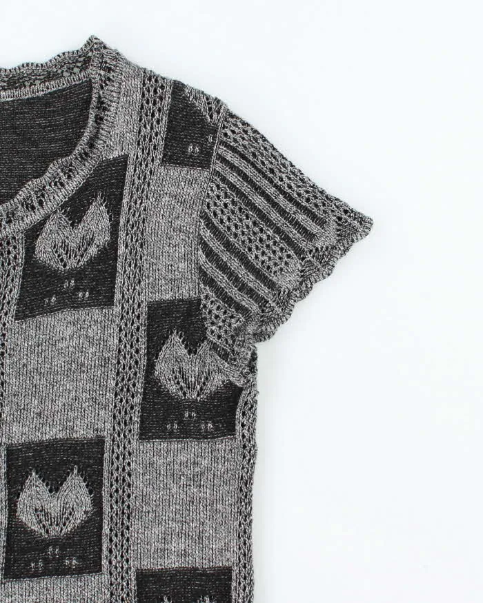 Vintage 90s 00s Gracious Short Sleeve Cardigan - M sold by Rokit product image thumbnail 4
