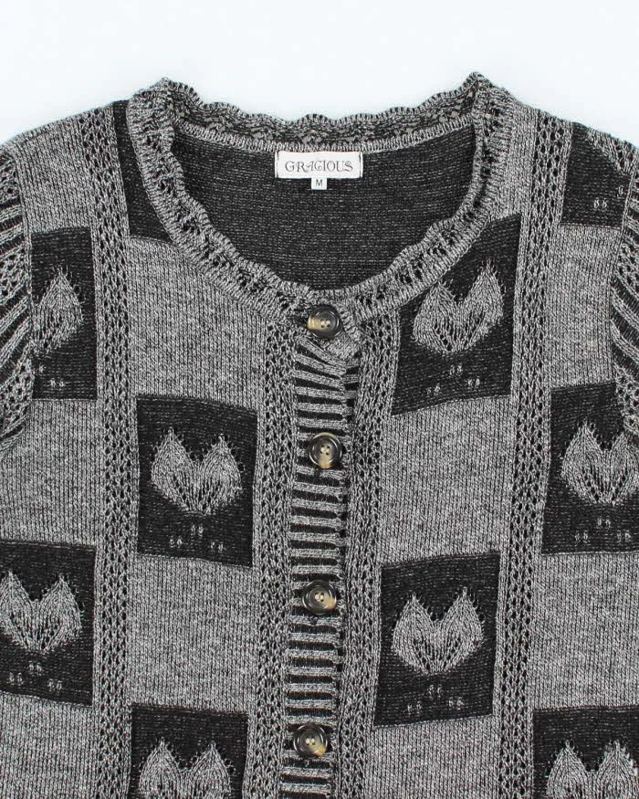 Vintage 90s 00s Gracious Short Sleeve Cardigan - M sold by Rokit product image thumbnail 3