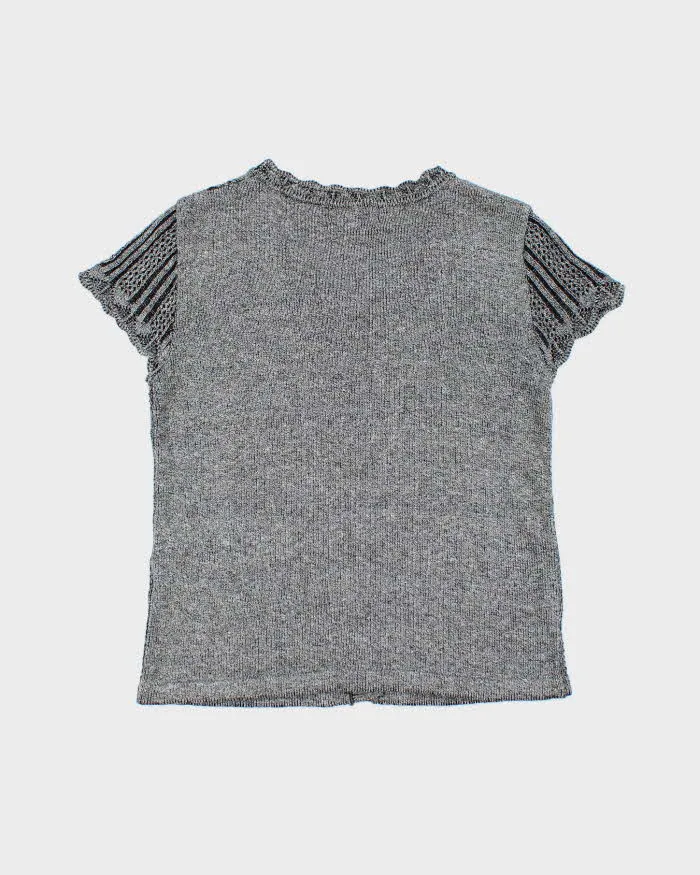 Vintage 90s 00s Gracious Short Sleeve Cardigan - M sold by Rokit product image thumbnail 2