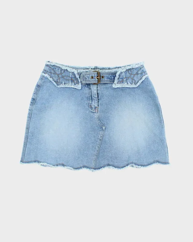 Vintage Y2k 00s Armour Jeans Denim Mini Skirt - XS sold by Rokit