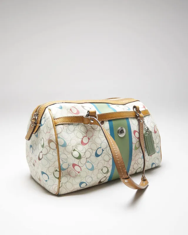 Vintage Y2k 00s Coach Monogram Handbag sold by Rokit