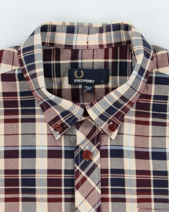 Vintage Fred Perry Check Long Sleeve Shirt - L sold by Rokit product image thumbnail 5
