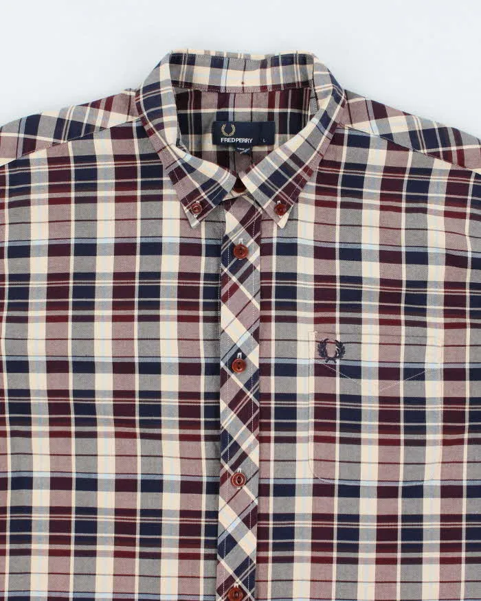 Vintage Fred Perry Check Long Sleeve Shirt - L sold by Rokit product image thumbnail 3