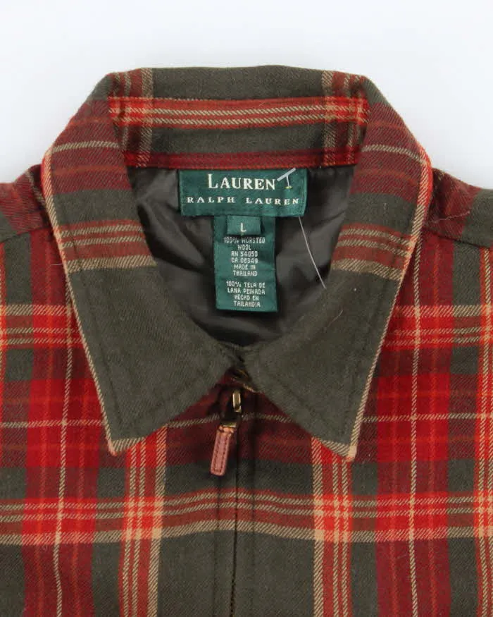 Vintage Ralph Lauren Wool Zip-up Flannel - L sold by Rokit product image thumbnail 5