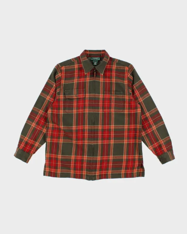 Vintage Ralph Lauren Wool Zip-up Flannel - L sold by Rokit