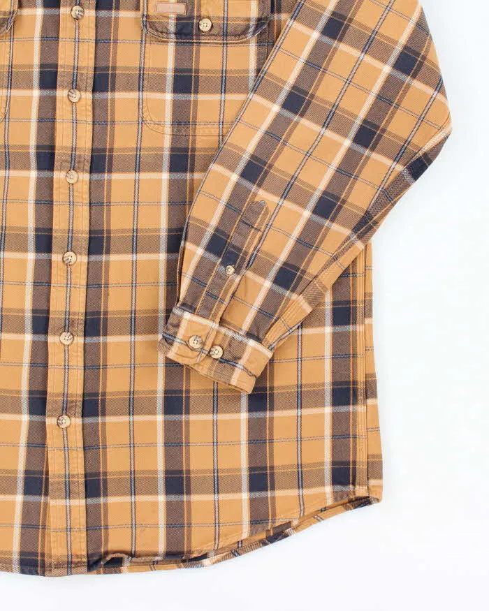 Men's Carhartt Heaveyweight Orange Plaid Collared Shirt - L sold by Rokit product image thumbnail 4