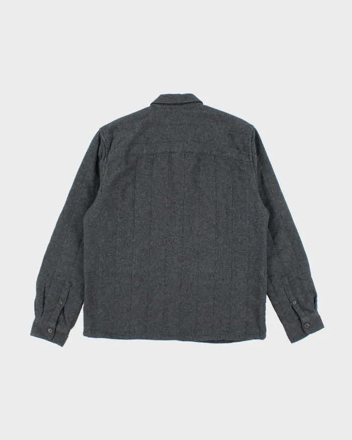 Men's Only & Sons Grey Button Up Lined Over Shirt - M sold by Rokit product image thumbnail 2