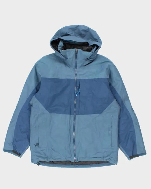 Men's Arc'Teryx Blue Hooded Winter Coat - L sold by Rokit