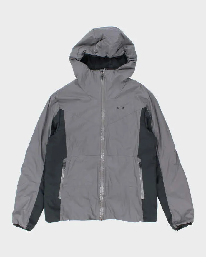 Oakley Grey Hooded Winter Coat - L sold by Rokit