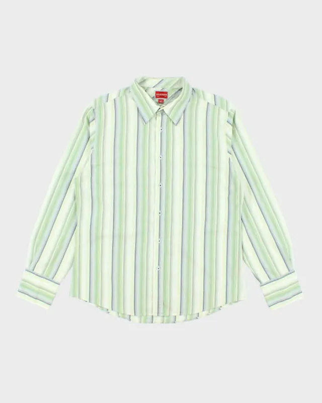 Vintage Y2k 00s Tommy Hilfiger Stripe Shirt - XL sold by Rokit