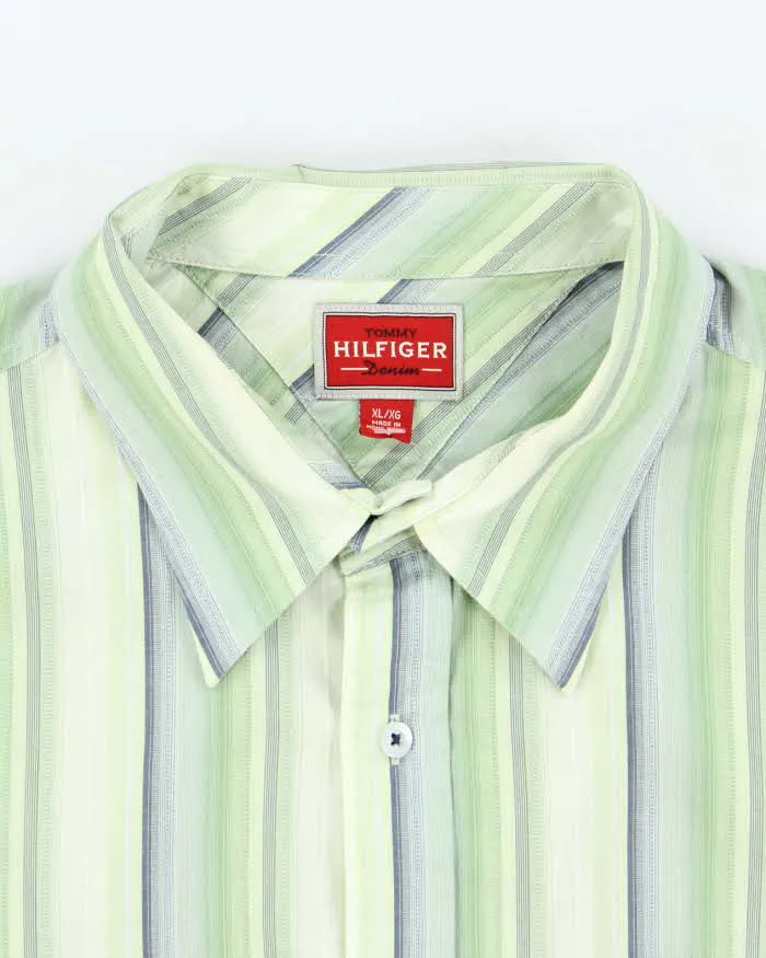 Vintage Y2k 00s Tommy Hilfiger Stripe Shirt - XL sold by Rokit product image thumbnail 5