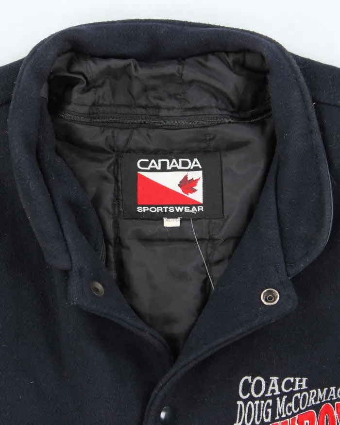 Men's Vintage 1990s Canada Sportswear Leather Varsity Jacket - XL sold by Rokit product image thumbnail 5