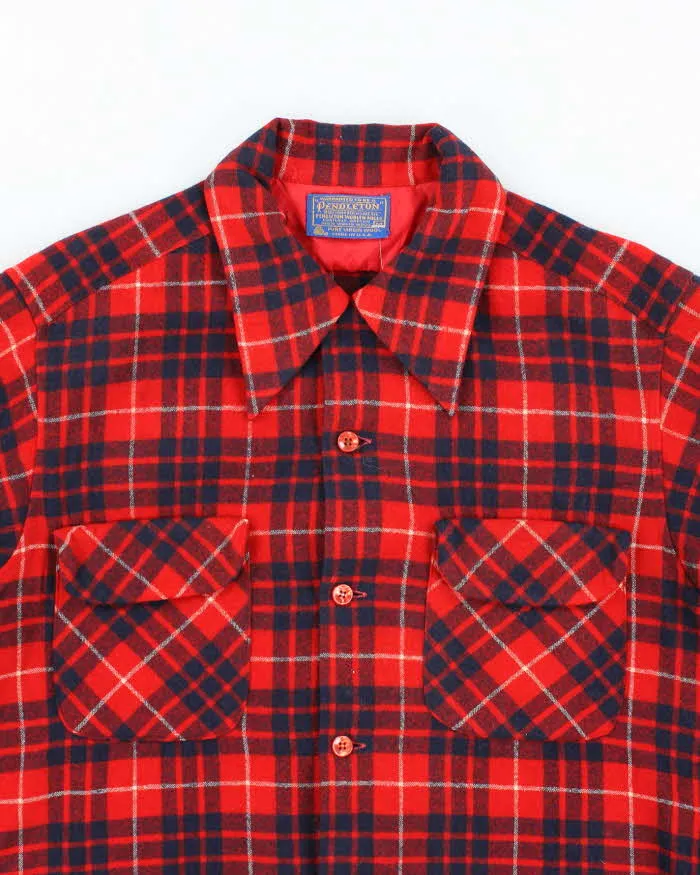 Vintage 70s Pendleton Wool Flannel Shirt - M sold by Rokit product image thumbnail 3