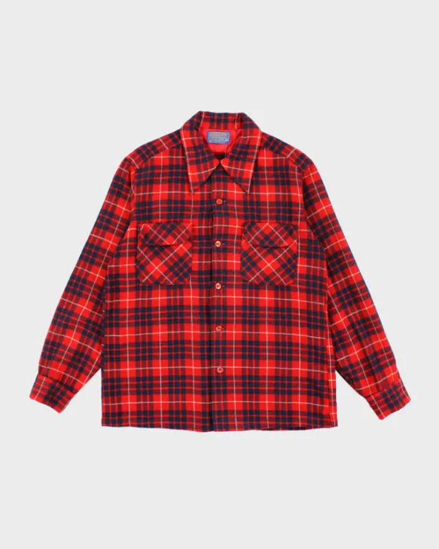 Vintage 70s Pendleton Wool Flannel Shirt - M made by Pendleton