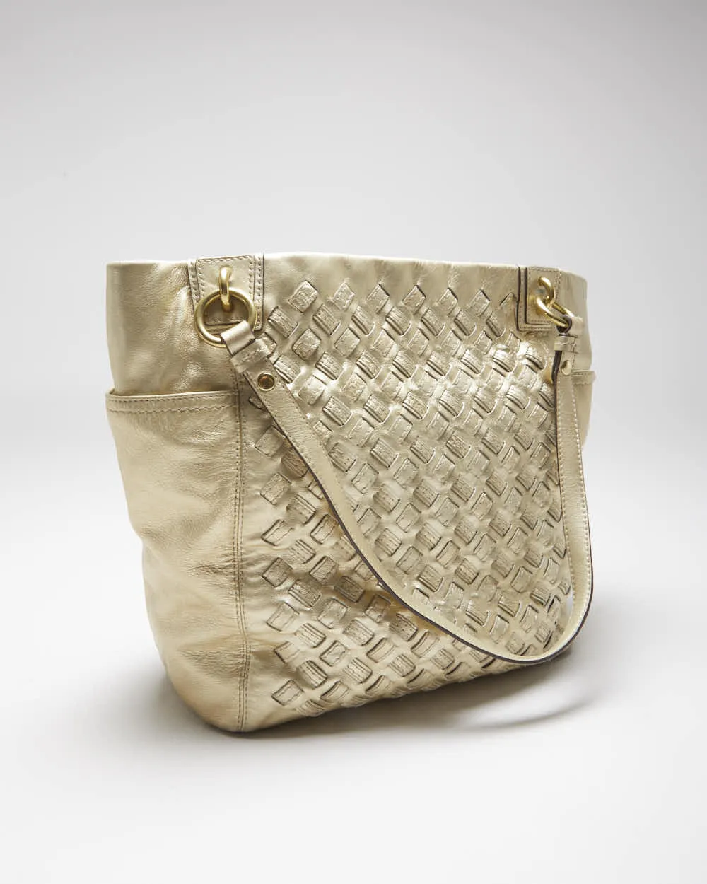 Vintage Y2k 00s Coach Gold Handbag sold by Rokit product image thumbnail 2