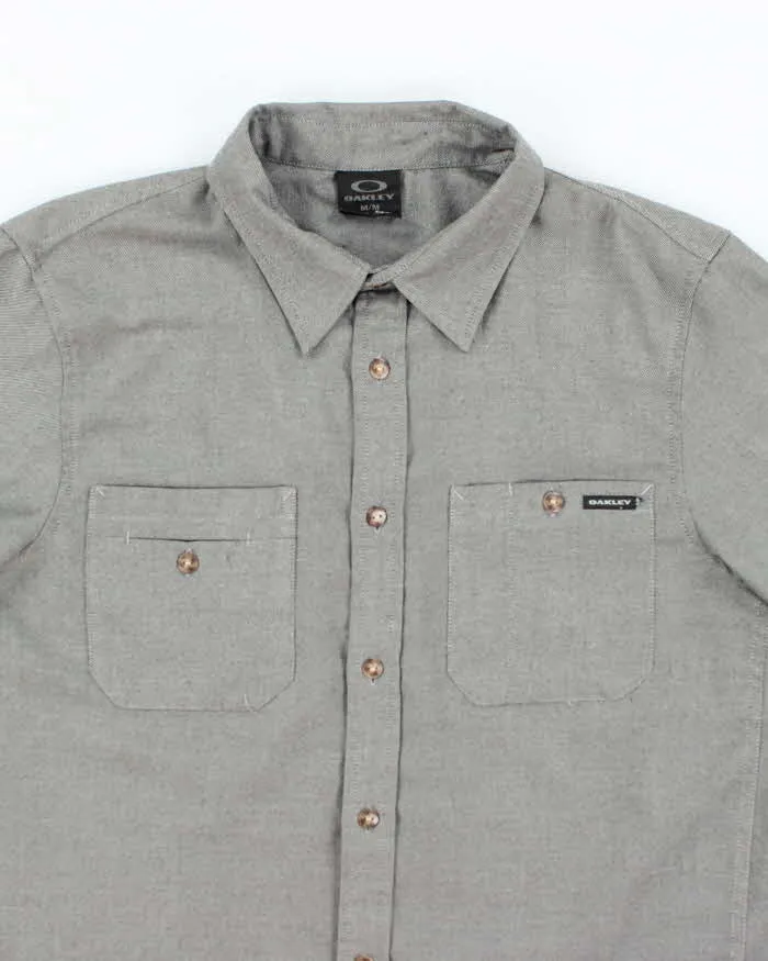Men's Oakley Grey Button Up Shirt - M sold by Rokit product image thumbnail 3