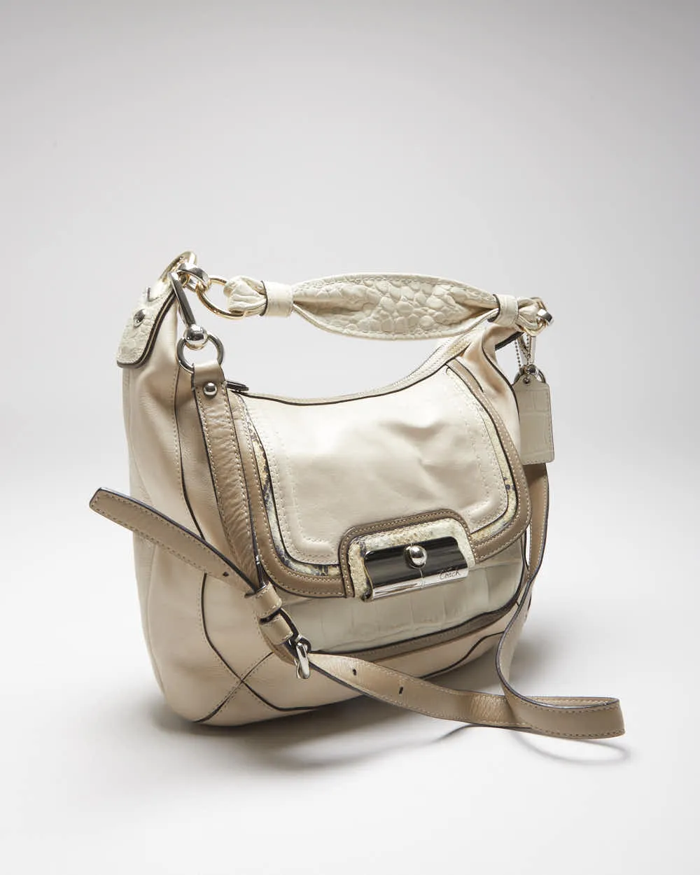 Vintage Y2k 00s Coach Leather Shoulder Bag sold by Rokit