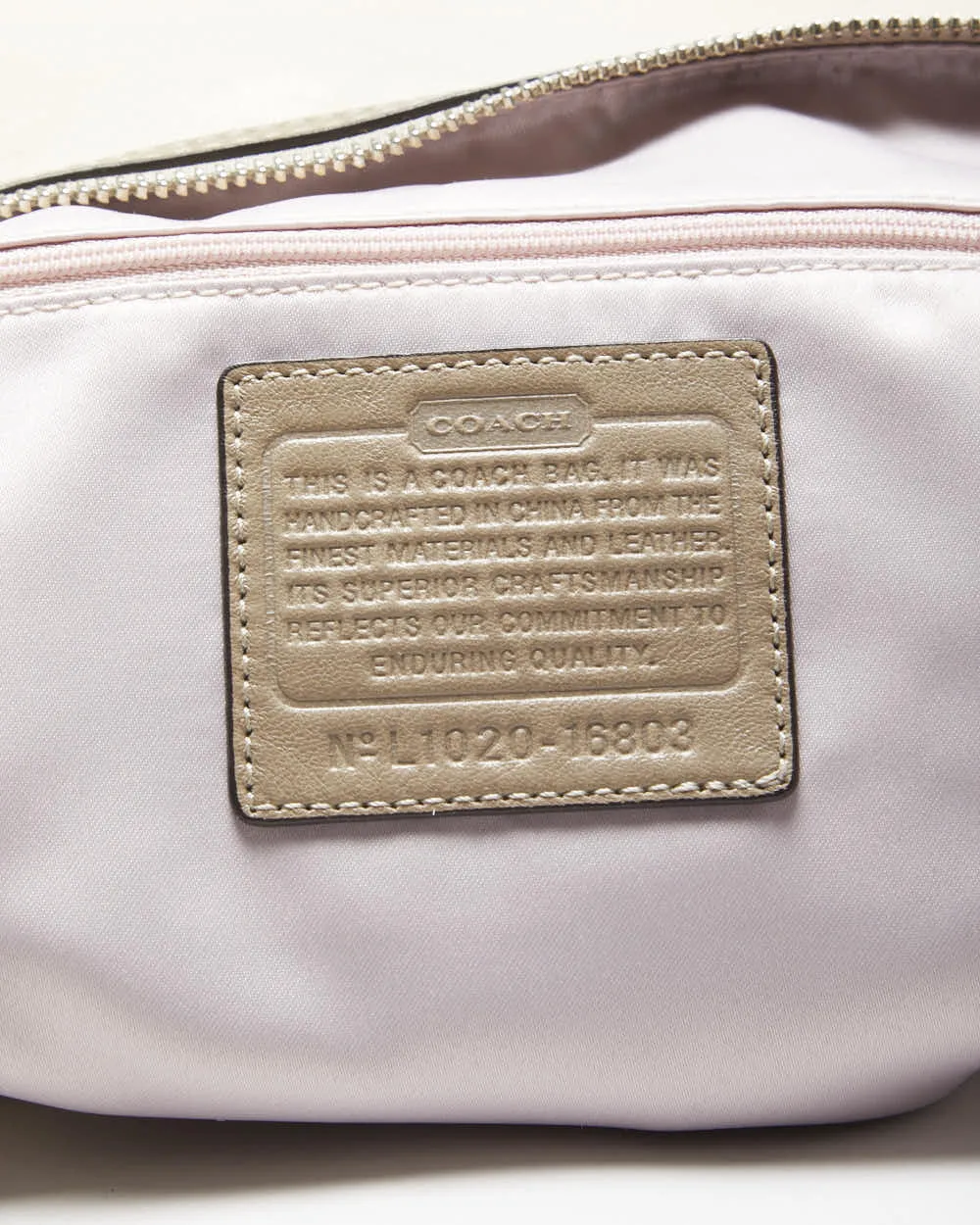 Vintage Y2k 00s Coach Leather Shoulder Bag sold by Rokit product image thumbnail 5