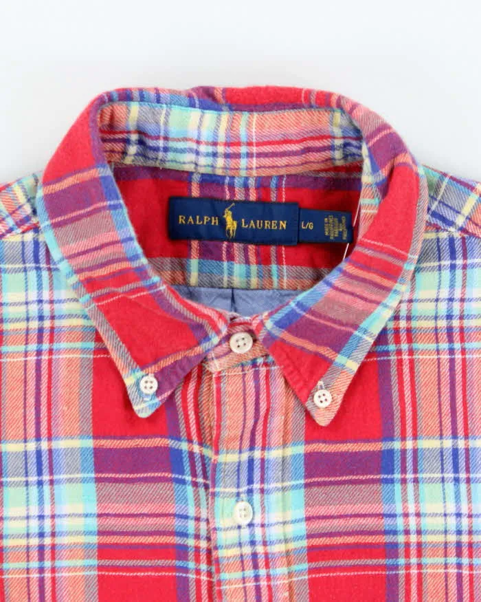 Vintage Ralph Lauren Check Heavyweight Shirt - L sold by Rokit product image thumbnail 5