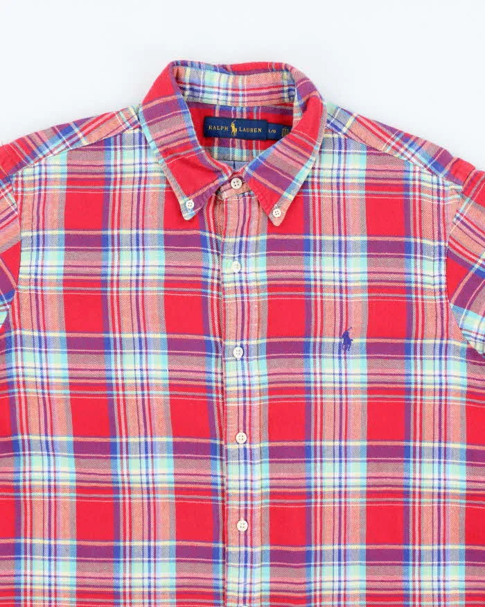Vintage Ralph Lauren Check Heavyweight Shirt - L sold by Rokit product image thumbnail 3