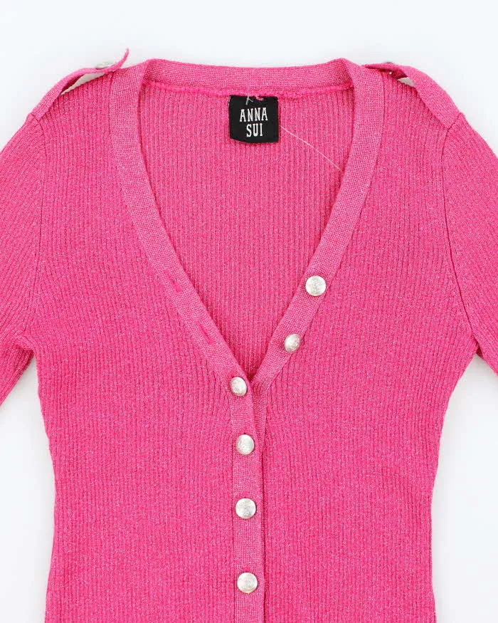 Vintage Anna Sui Glitter Cardigan - XS sold by Rokit product image thumbnail 3