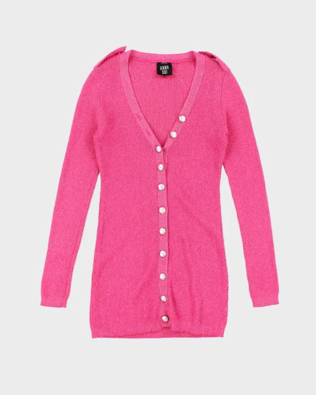 Vintage Anna Sui Glitter Cardigan - XS sold by Rokit