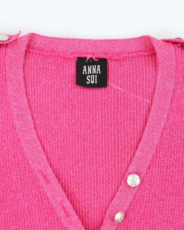 Vintage Anna Sui Glitter Cardigan - XS sold by Rokit product image thumbnail 5