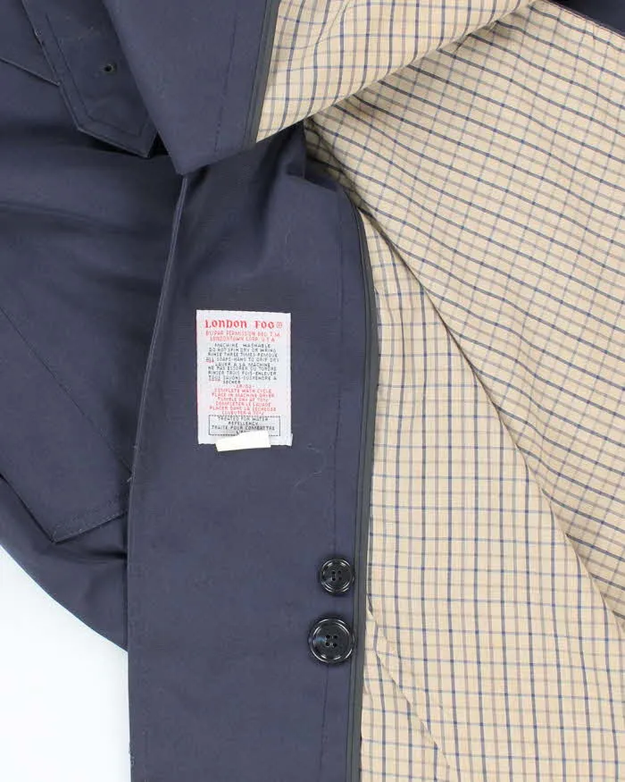 Men's London Fog Navy Trench Coat - L sold by Rokit product image thumbnail 4