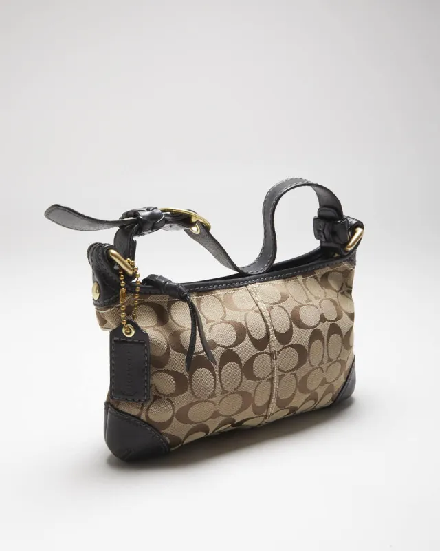 Vintage Y2k 00s Coach Monogram Handbag sold by Rokit