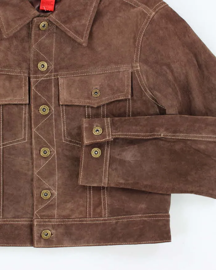 Vintage Y2k 00s Jane Doe Suede Cropped Jacket - M sold by Rokit product image thumbnail 4