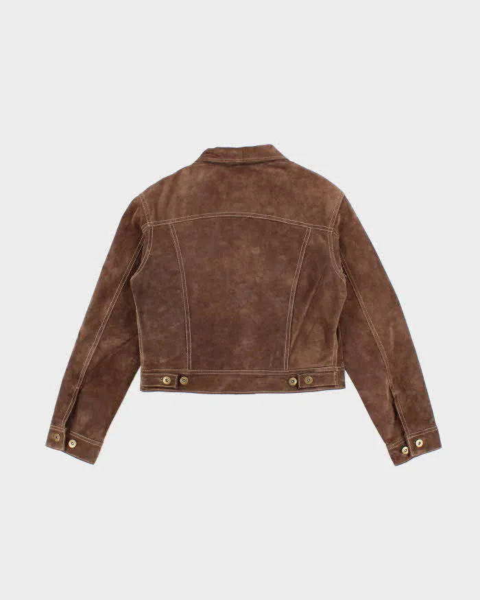 Vintage Y2k 00s Jane Doe Suede Cropped Jacket - M sold by Rokit product image thumbnail 2