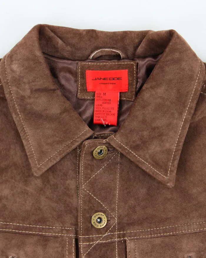 Vintage Y2k 00s Jane Doe Suede Cropped Jacket - M sold by Rokit product image thumbnail 5