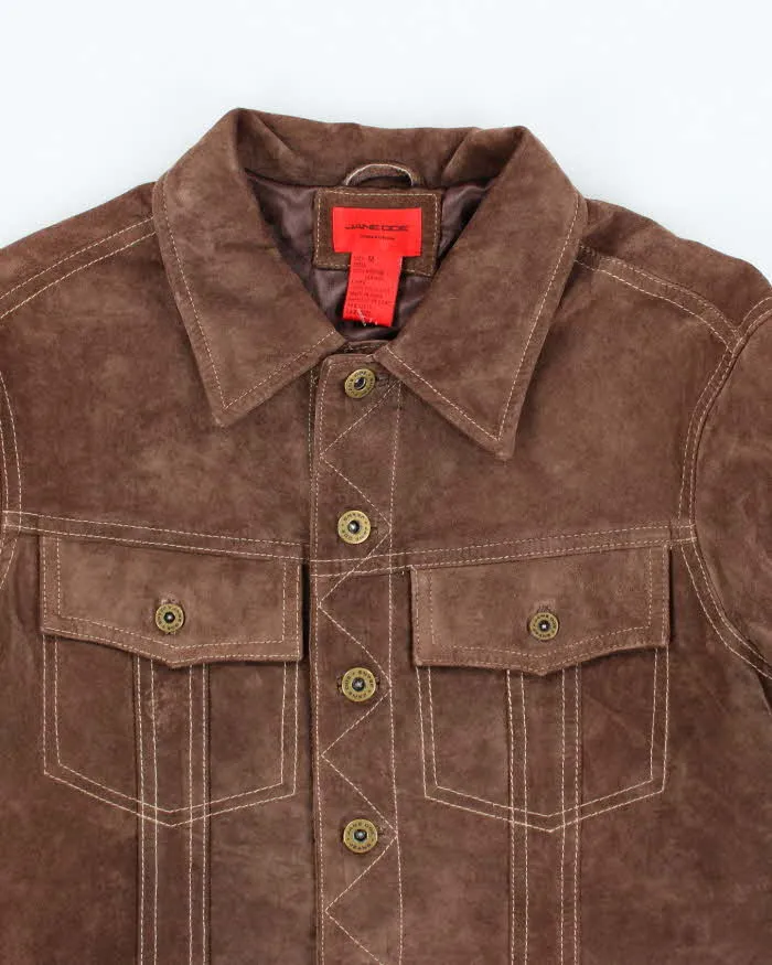 Vintage Y2k 00s Jane Doe Suede Cropped Jacket - M sold by Rokit product image thumbnail 3