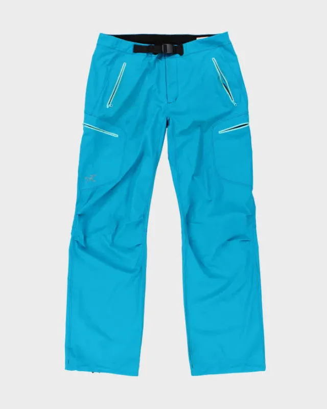 Women's Arc'Teryx Teal Blue Hiking Trousers - L sold by Rokit