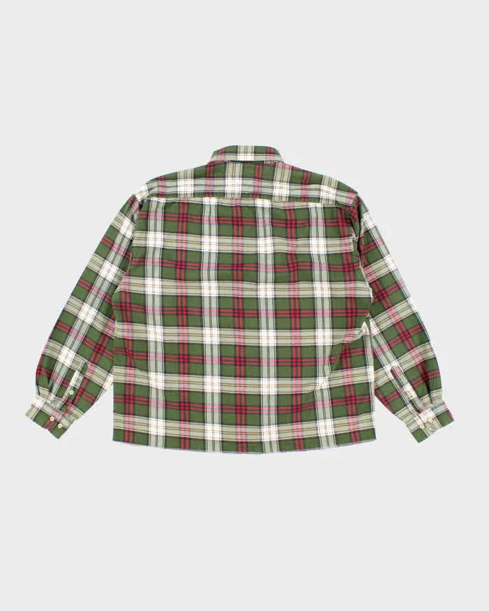Men's Tommy Hilfiger Green Plaid Shirt - L sold by Rokit product image thumbnail 2