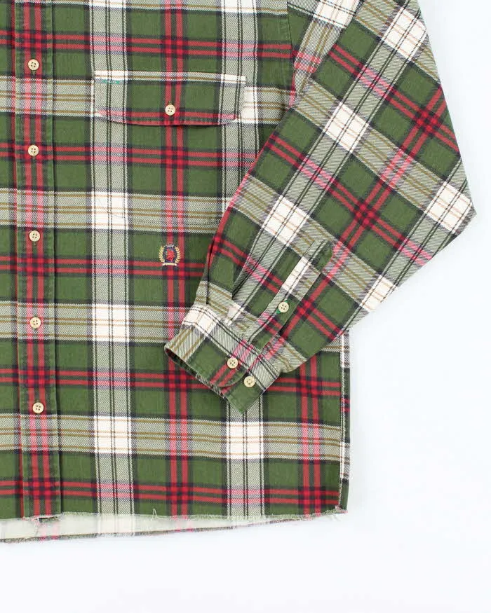 Men's Tommy Hilfiger Green Plaid Shirt - L sold by Rokit product image thumbnail 4