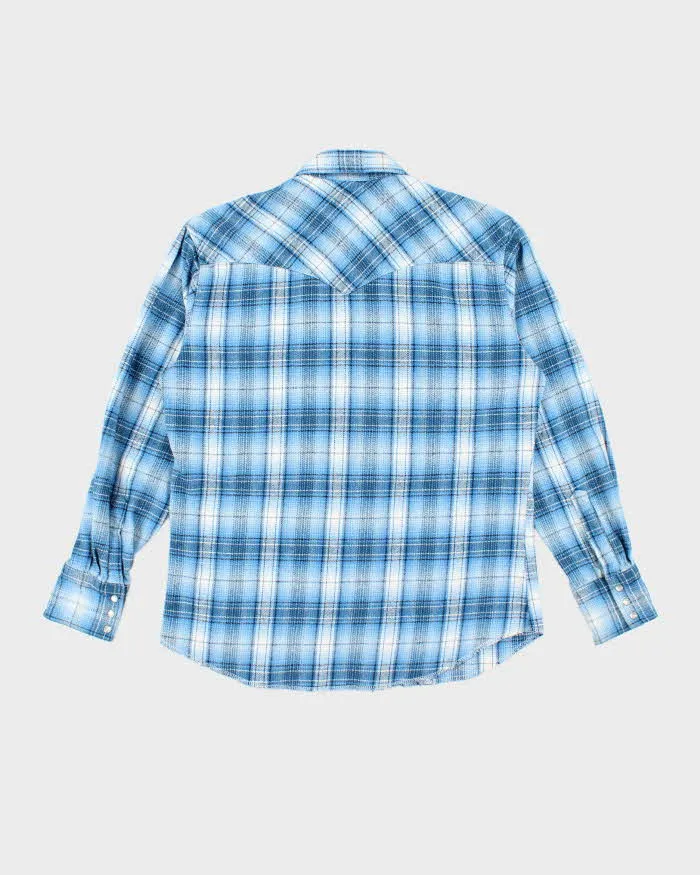 Vintage Wrangler Snap Button Flannel Shirt - M sold by Rokit product image thumbnail 2