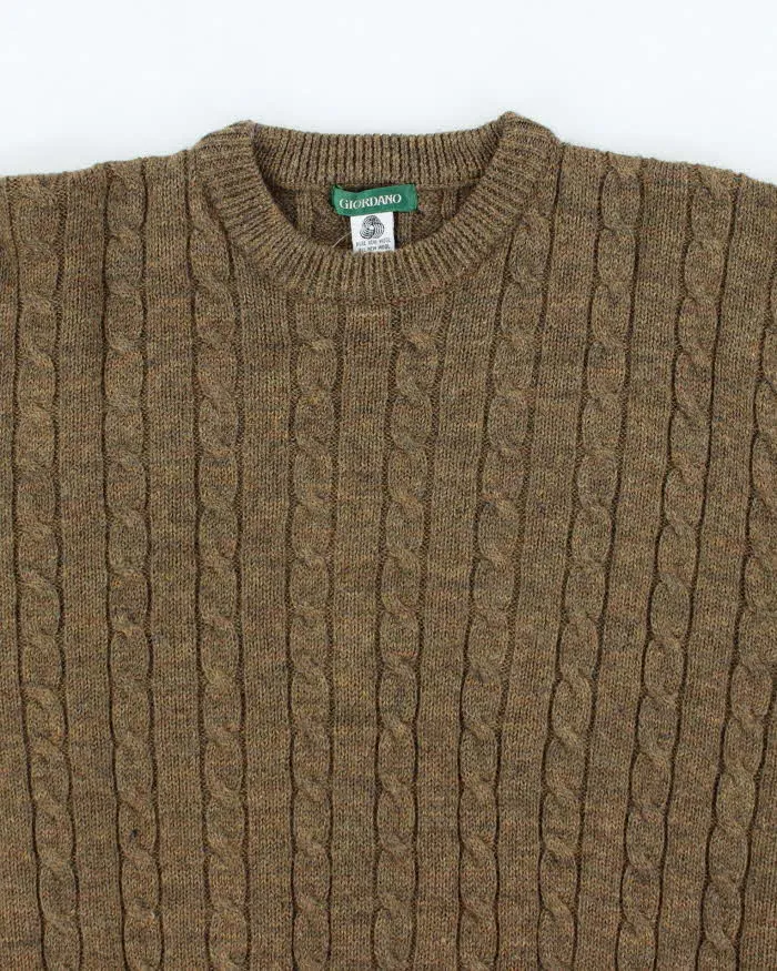 Vintage Giordano Chunky Wool Jumper - XL sold by Rokit product image thumbnail 3