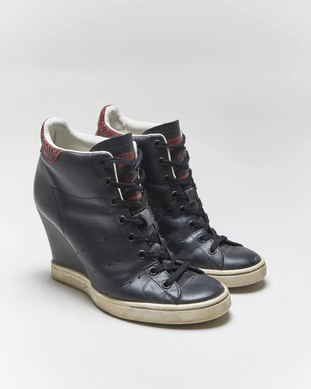 Vintage 00s Adidas Stan Smith Wedge Trainers - UK6.5 sold by Rokit