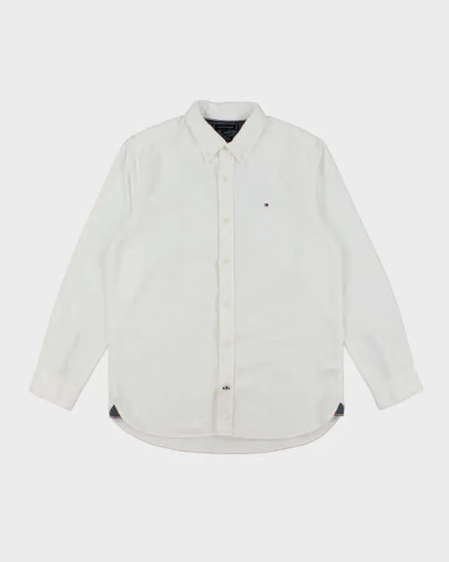 Vintage Tommy Hilfiger Heavyweight Cord Long Sleeve Shirt - L sold by Rokit