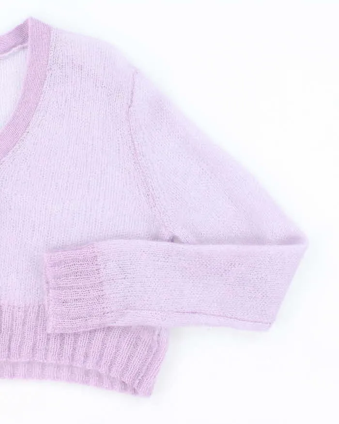 Acne Studios Mohair & Wool Blend Cardigan - L sold by Rokit product image thumbnail 4